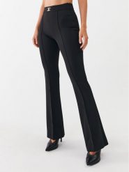 Liu Jo Spodnie materiałowe CF3144 T2527 Czarny Slim Fit. Czarne spodnie materiałowe Liu Jo, bez wzorów, z materiału. Za 1,339.00 zł.
