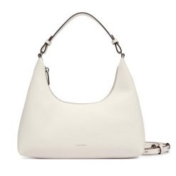 Torebka Calvin Klein. Białe torebki klasyczne Calvin Klein, bez wzorów, bez dodatków. Za 489.99 zł.