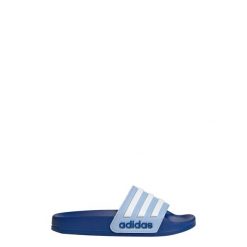 Klapki Adilette Shower. Białe klapki Adidas, bez wzorów, bez obcasa. Za 109.00 zł.