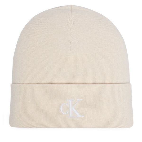 Czapka Calvin Klein. Białe czapki Calvin Klein, bez wzorów. Za 129.99 zł.