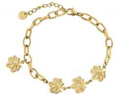 Bransoletka ze stali szlachtnej - liście. Bransoletki Elixa, ze stali. Za 139.00 zł.