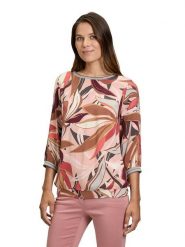 Betty Barclay Bluzka w kolorze jasnoróżowo-brązowo-czerwonym rozmiar: 40. Różowe bluzki Betty Barclay, bez wzorów, z wiskozy, bez kołnierzyka, bez ramiączek. Za 87.61 zł.
