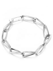 Eclat d'Argent Srebrna bransoletka rozmiar: onesize. Szare bransoletki Eclat d'Argent, srebrne. Za 505.45 zł.