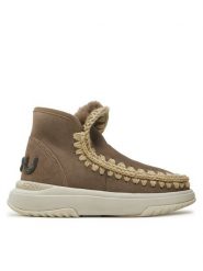 Mou Śniegowce Eskimo Jogger Glitter Logo FW421001A Brązowy. Brązowe trapery i śniegowce Mou, ze skóry. Za 1,199.00 zł.