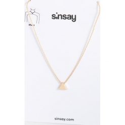 Naszyjnik z zawieszką trójkątem - Beżowy. Naszyjniki Sinsay. Za 10.00 zł.