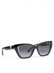 Guess Okulary przeciwsłoneczne GU7816 5401B Czarny. Czarne okulary przeciwsłoneczne Guess, z aplikacjami, z tworzywa sztucznego. Za 429.99 zł.