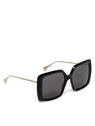 Gino Rossi Okulary przeciwsłoneczne LD91613 Czarny. Czarne okulary przeciwsłoneczne Gino Rossi, bez wzorów, z tworzywa sztucznego. Za 149.99 zł.