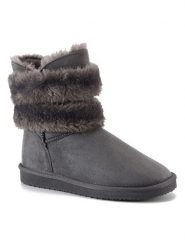 ISLAND BOOT Botki zimowe "Canso" w kolorze antracytowym rozmiar: 38. Czarne botki Island Boot, na zimę, bez wzorów, bez obcasa, bez zapięcia. Za 165.99 zł.