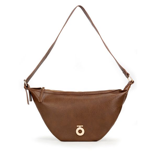 Torebka Nobo. Brązowe torebki klasyczne Nobo, bez wzorów, bez dodatków. Za 139.99 zł.