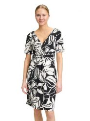 Vera Mont Sukienka w kolorze czarno-białym rozmiar: 40. Białe sukienki Vera Mont, bez wzorów, bez kołnierzyka, bez ramiączek, mini. Za 177.32 zł.