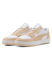 Puma Skórzane sneakersy "Caven 2.0 Mono" w kolorze biało-beżowym rozmiar: 37,5. Białe trampki Puma, bez wzorów, bez zapięcia. Za 148.96 zł.