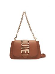 LOVE MOSCHINO Torebka JC4224PP0MKC0201 Brązowy. Brązowe listonoszki Love Moschino, bez wzorów, ze skóry, bez dodatków. Za 959.99 zł.