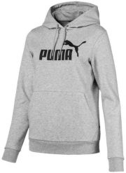 Damska bluza z kapturem Puma szara. Szare bluzy Puma, l, z aplikacjami, z bawełny, z kapturem. Za 248.99 zł.