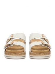 Remonte Klapki CEO-D0Q66-80 Écru. Klapki Remonte, bez wzorów, ze skóry, bez obcasa. Za 369.99 zł.