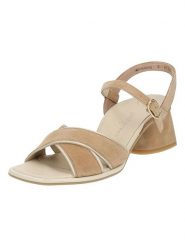 Paul Green Skórzane sandały w kolorze jasnobrązowym rozmiar: 36. Brązowe sandały Paul Green, bez wzorów, ze skóry, z otwartym noskiem, bez obcasa, na koturnie, bez zapięcia. Za 192.33 zł.