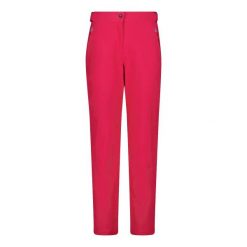 Damskie elastyczne spodnie narciarskie CMP Clima Protect. Czerwone spodnie narciarskie CMP, bez wzorów, z elastanu, narciarskie. Za 459.99 zł.