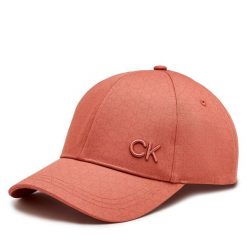 Czapka z daszkiem Calvin Klein. Czerwone czapki Calvin Klein, bez wzorów. Za 219.99 zł.