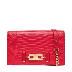 Torebka Elisabetta Franchi. Czerwone kopertówki Elisabetta Franchi, bez wzorów, bez dodatków. Za 1,369.00 zł.