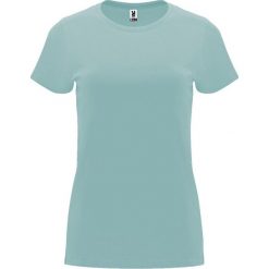 Damska Koszulka Z Krótkim Rękawem Capri. Brązowe bluzki ROLY, s, bez wzorów, sportowe, bez kołnierzyka, bez ramiączek. Za 54.99 zł.