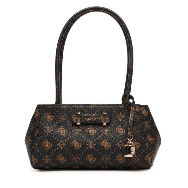 Torebka Guess. Brązowe torebki klasyczne Guess, z aplikacjami, bez dodatków. Za 639.99 zł.