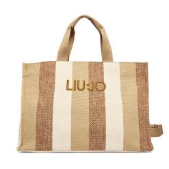 Torebka Liu Jo. Brązowe shopper Liu Jo, bez wzorów, bez dodatków. Za 469.99 zł.