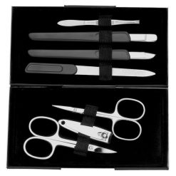 ERBE "Magic Box" Manicure Case, silver shiny, 7 pcs. Kuferki do makijażu 1 ct 1 szt. Zestawy ERBE. Za 149.67 zł.