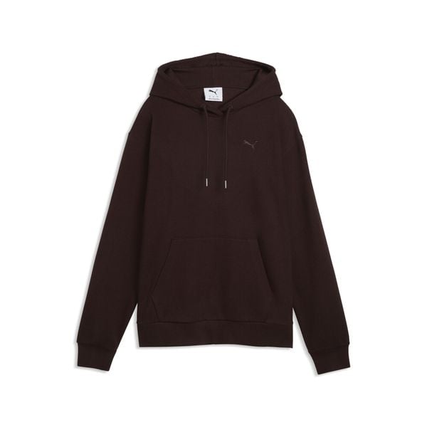 Damska bluza z kapturem Essentials Elevated Standard PUMA. Brązowe bluzy Puma, l, bez wzorów, z bawełny, z kapturem. Za 249.00 zł.