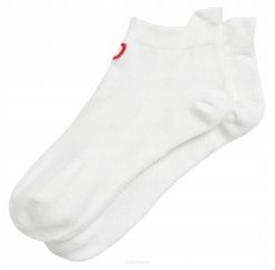 Skarpety tenisowe Wilson Ankle Tab Sock 1P. Białe skarpety Wilson, bez wzorów, z bawełny. Za 35.00 zł.