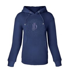 Bluza z kapturem JD ATTACK Elowyn. Niebieskie bluzy JD ATTACK, bez wzorów, z kapturem. Za 239.00 zł.