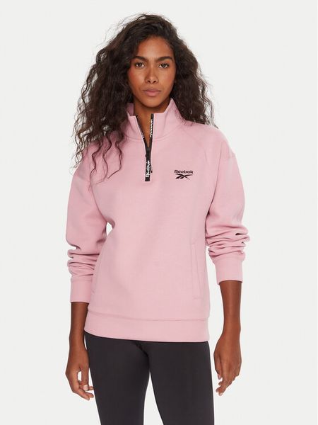 Reebok Bluza RK25160CCW Różowy Regular Fit. Czerwone bluzy Reebok, l, bez wzorów, z syntetyku, bez kaptura. Za 219.99 zł.