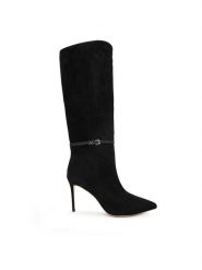 Marciano Guess Kozaki 5BGZ46 7419A Czarny. Czarne kozaki Marciano Guess, ze skóry, bez obcasa, na szpilce, bez zapięcia. Za 2,259.00 zł.