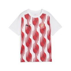 Młodzieżowa koszulka przedmeczowa z krótkim rękawem Girona FC PUMA White Red. Biała bluzki Puma, m, bez wzorów, młodzieżowe, bez kołnierzyka, bez ramiączek. Za 309.00 zł.