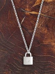 Eclat d'Argent Srebrny naszyjnik z zawieszką - dł. 40 cm rozmiar: onesize. Szare naszyjniki Eclat d'Argent, z cyrkonią, srebrne. Za 108.99 zł.