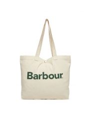 Barbour Torba Logo Tote Bag UBA0733GN71 Écru. Shopper Barbour, bez wzorów, z materiału, bez dodatków. Za 209.99 zł.