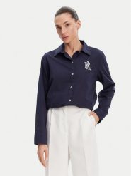 LAUREN RALPH LAUREN Koszula 20529276 Granatowy Regular Fit. Niebieskie koszule Lauren Ralph Lauren, xs, bez wzorów, z bawełny, bez kołnierzyka, bez ramiączek. Za 489.99 zł.