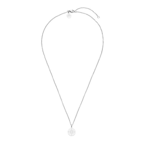 Purelei Purelei Naszyjnik Compass Naszyjniki 1 ct Damski. Czerwone naszyjniki Purelei, srebrne. Za 149.19 zł.