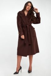 Płaszcz damski wełniany ELISABETTA FRANCHI. Płaszcze Elisabetta Franchi, bez wzorów, z wełny, bez kaptura. Za 3,559.00 zł.