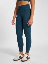 Damskie legginsy Hummel Hiit Intensity. Niebieskie legginsy Hummel, l, bez wzorów, z materiału, z standardowym stanem. Za 269.75 zł.