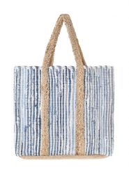 BLE Torebka w kolorze beżowo-niebieskim - 38 x 31 x 15 cm rozmiar: onesize. Brązowe torby na ramię BLE, bez wzorów, z materiału, na ramię, bez dodatków. Za 58.41 zł.