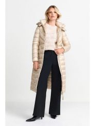 Rich & Royal Płaszcz pikowany w kolorze beżowym rozmiar: 42. Brązowe płaszcze Rich & Royal, bez wzorów, bez kaptura. Za 480.90 zł.