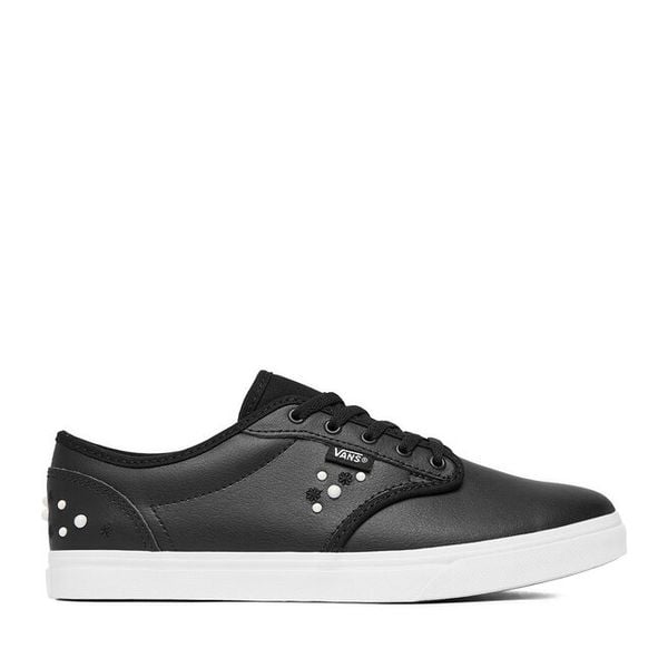 Tenisówki Vans. Czarne trampki Vans, bez wzorów, bez zapięcia. Za 299.99 zł.