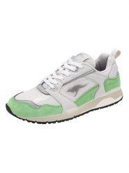 Kangaroos Skórzane sneakersy "Exo II Ultimate Y2K" w kolorze biało-zielonym rozmiar: 37. Białe trampki KangaROOS, bez wzorów, z materiału, bez zapięcia. Za 217.99 zł.