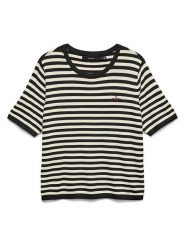Vero Moda Sweter w kolorze czarno-białym rozmiar: XL. Czarne swetry Vero Moda, xl, bez wzorów, bez ramiączek. Za 106.38 zł.