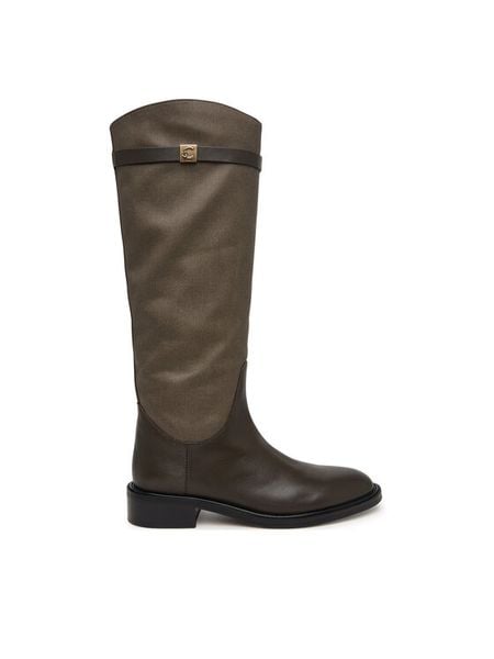 Coccinelle Oficerki Pansy Waxed E4 V63 43 01 01 Khaki. Brązowe kozaki Coccinelle, ze skóry, bez obcasa, na płaskiej podeszwie, bez zapięcia. Za 1,549.00 zł.