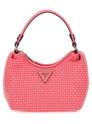Guess Torebka w kolorze różowym - 34 x 20 x 12 cm rozmiar: onesize. Różowe torby na ramię Guess, z aplikacjami, z materiału, na ramię, bez dodatków. Za 382.13 zł.