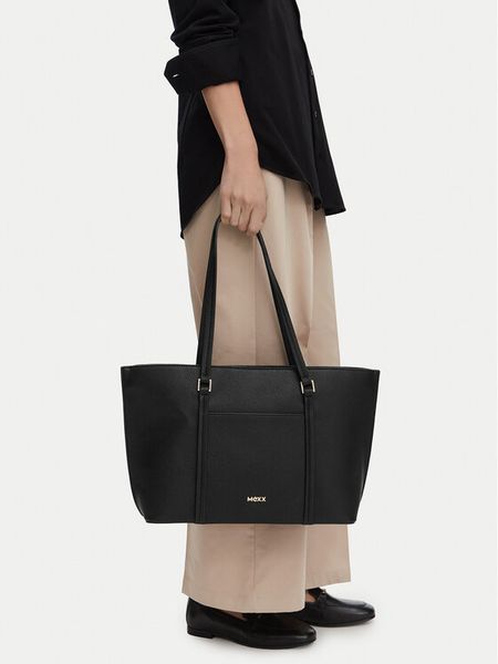 MEXX Torebka CEO-MEXX-L-010-10 Czarny. Czarne shopper Mexx, bez wzorów, ze skóry, bez dodatków. Za 249.99 zł.