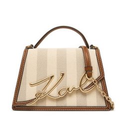 Torebka KARL LAGERFELD. Brązowe torebki klasyczne KARL LAGERFELD, bez wzorów, bez dodatków. Za 1,499.00 zł.