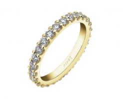 Pierścionek z żółtego złota z brylantami - Eternity - 1,50 ct - próba 750. Żółte pierścionki Apart, z brylantem, złote. Za 15,990.00 zł.