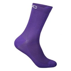 Skarpety kolarskie POC Lithe MTB Sock Mid. Fioletowe skarpety POC, bez wzorów, z elastanu. Za 112.00 zł.