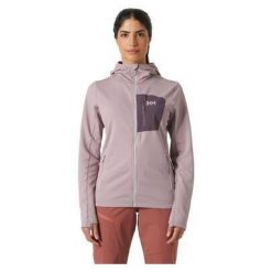 Bluza trekkingowa damska Helly Hansen Versalite Hooded Jacket. Brązowe bluzy Helly Hansen, bez wzorów, bez kaptura. Za 318.99 zł.